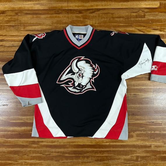 Vintage 90s Buffalo Sabres NHL Hockey Starter Jas… - image 2