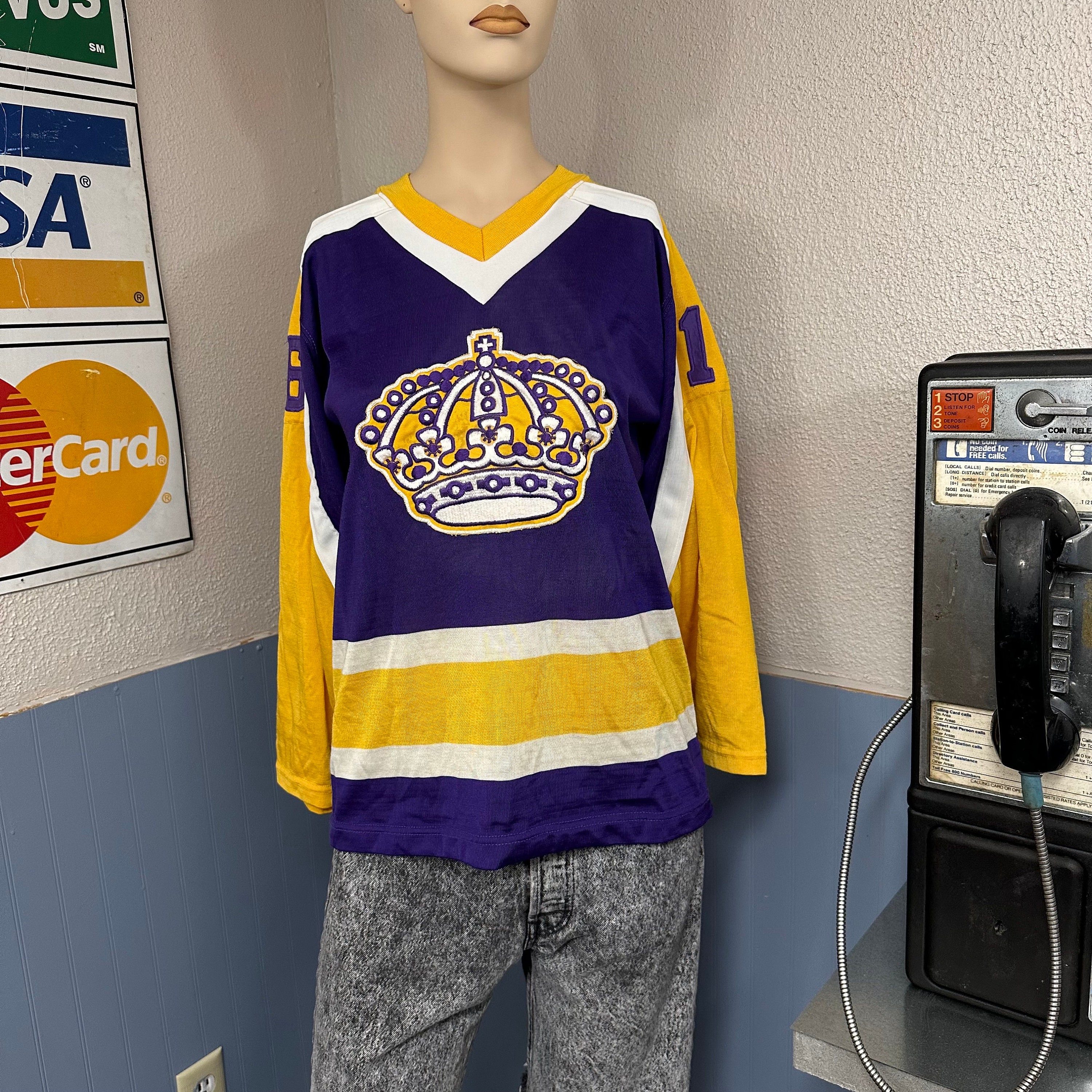 Los Angeles Kings CCM Quicklite 8000 Uncrested Youth Hockey Jersey