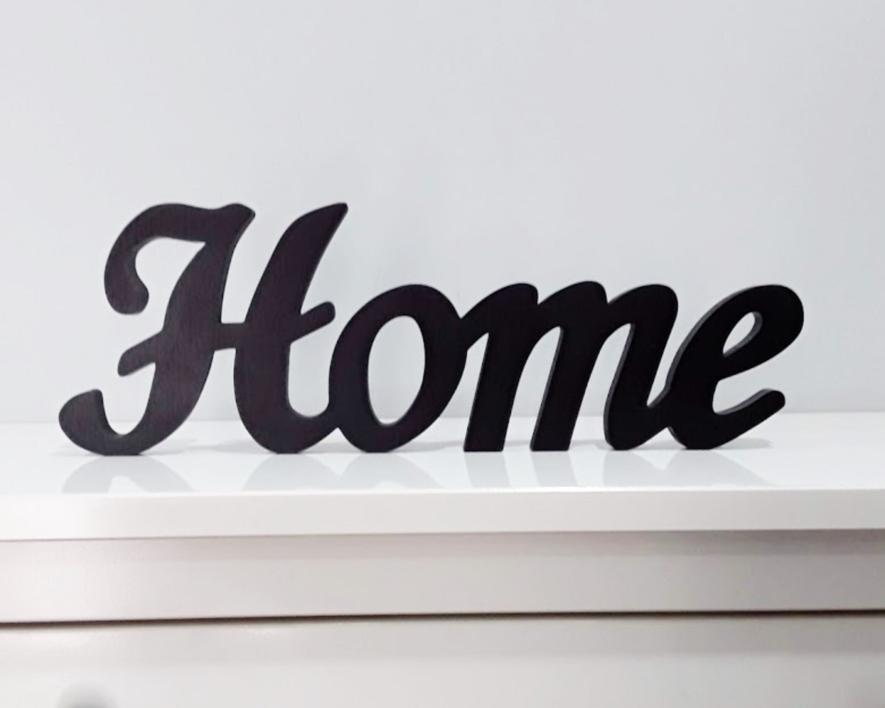 Wood Word Sign Home Decor Wood Letters Custom Wooden Word Wood Etsy UK