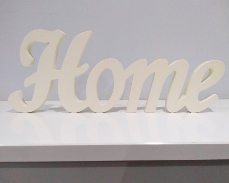 Wood Word Sign Home Decor Wood Letters Custom Wooden Word Wood Etsy UK