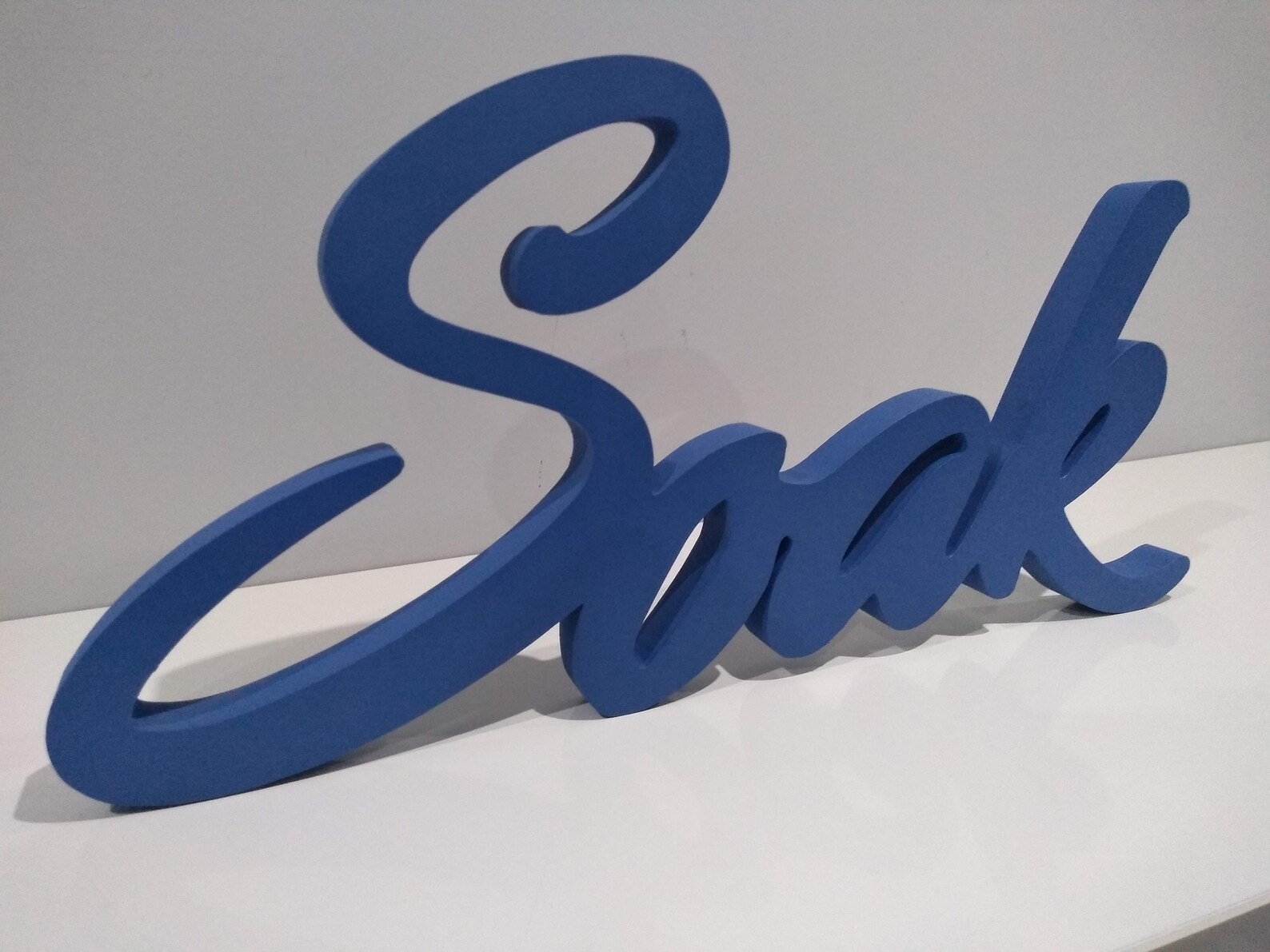 Madera palabra signo baño pared decoración empapar & relax | Etsy