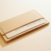 Minimalist / Credit Card / Money Clip / Business Card Wallet - Handmade (Natural Full Grain / Vegetable Tanned Leather / veg tan leather)