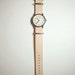 20mm & 22mm Leather Watch Strap - Handmade (Natural Full Grain / Vegetable Tanned Leather / veg tan leather) - 4 Round Ring
