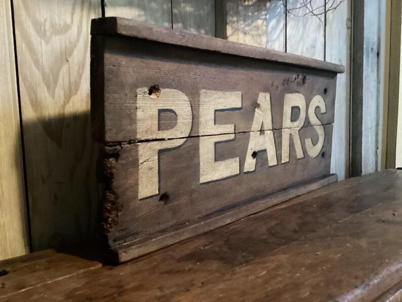 Pear Tree Sign Pears Sign - Etsy