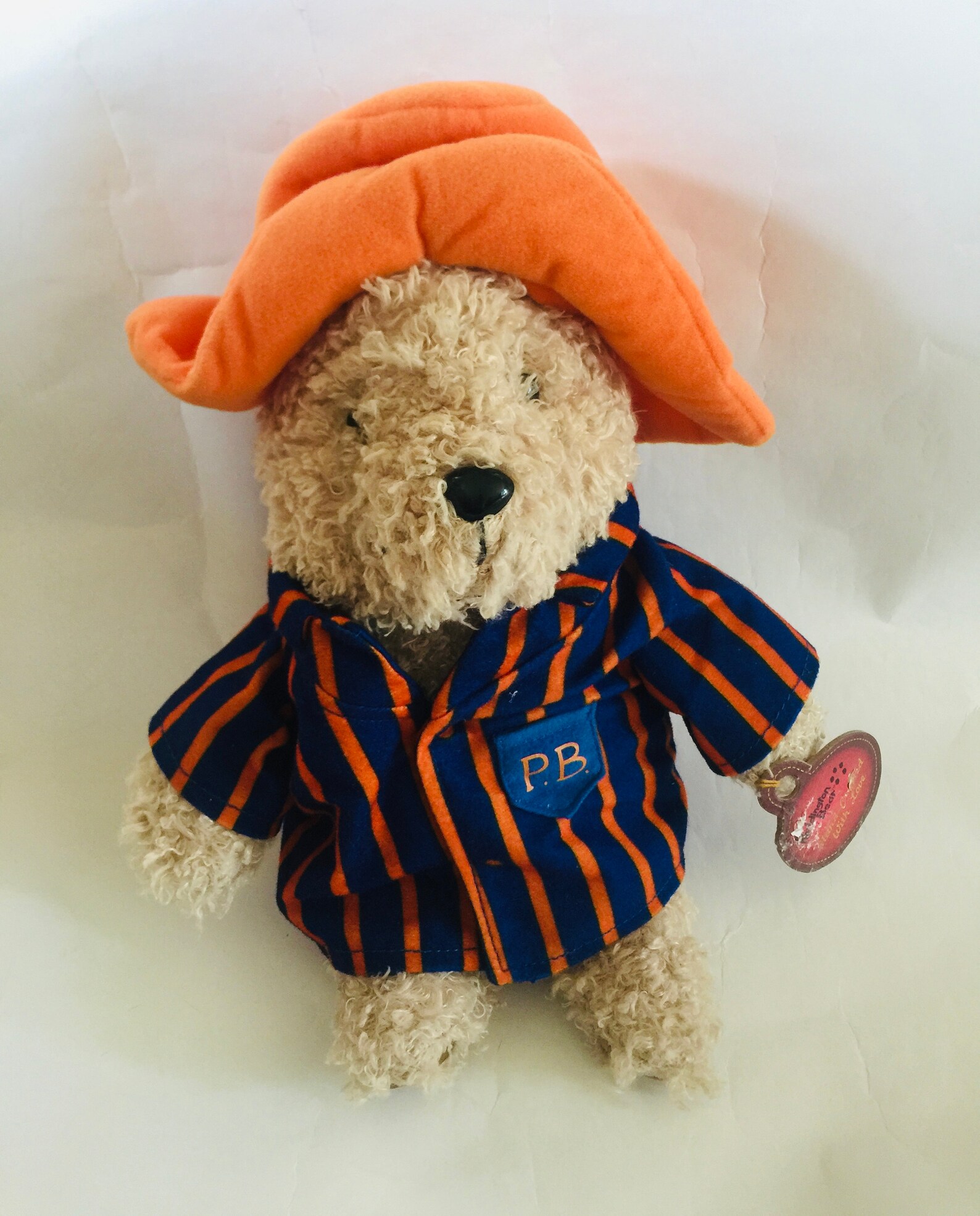 Rare PADDINGTON BEAR English Teddy Bear in Striped Pyjama | Etsy