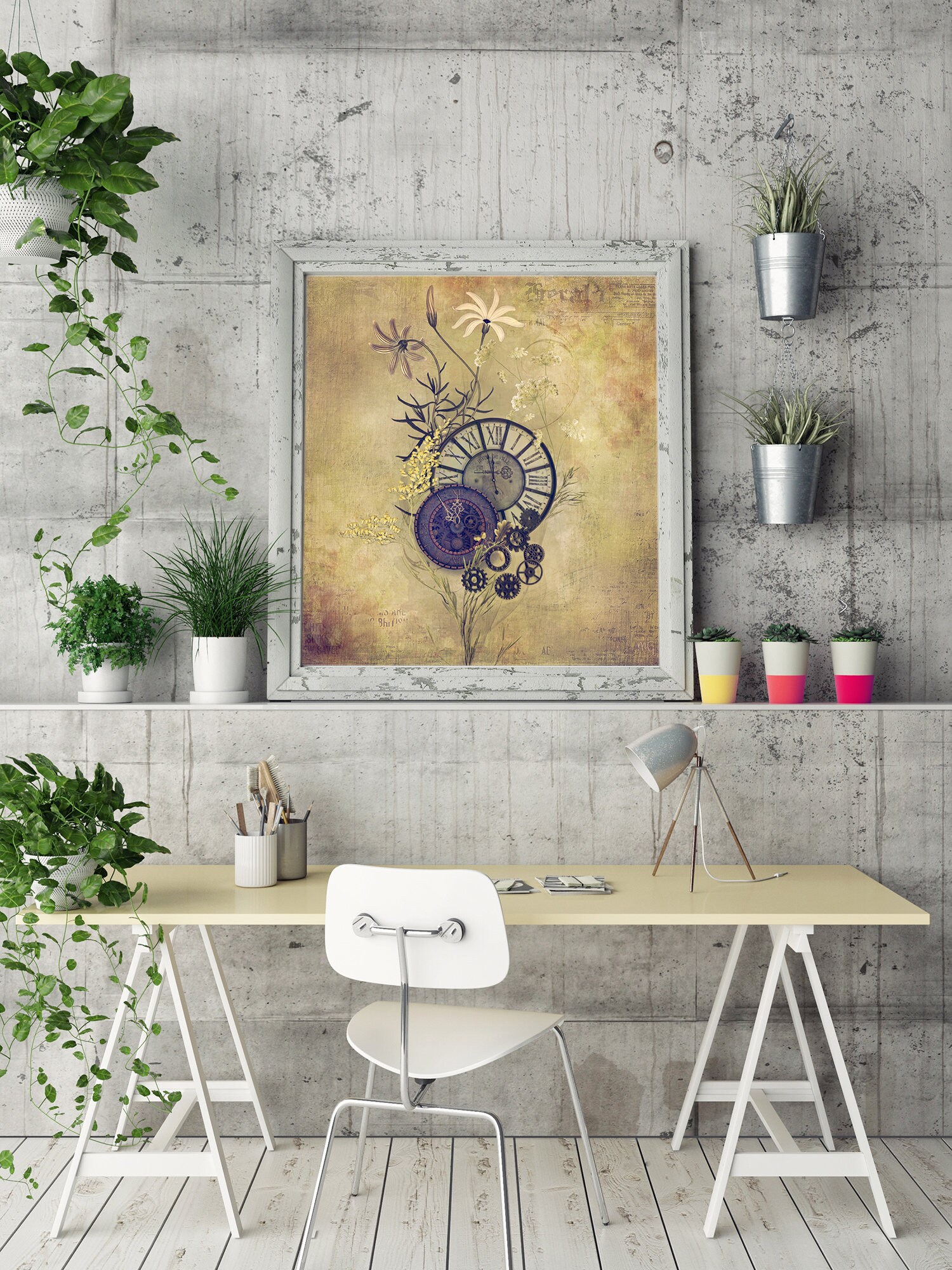 Steampunk Wall Art Print Steampunk Decor | Etsy