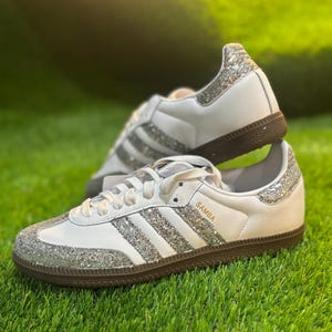 adidas gazelle silver green womens Wanna Style main image 1