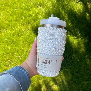 Pearl Stanley Quencher: Insulated White Tumbler (20oz 30oz 40oz)
