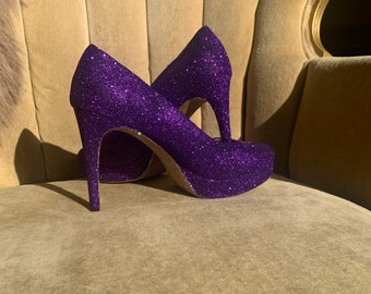 cute purple heels