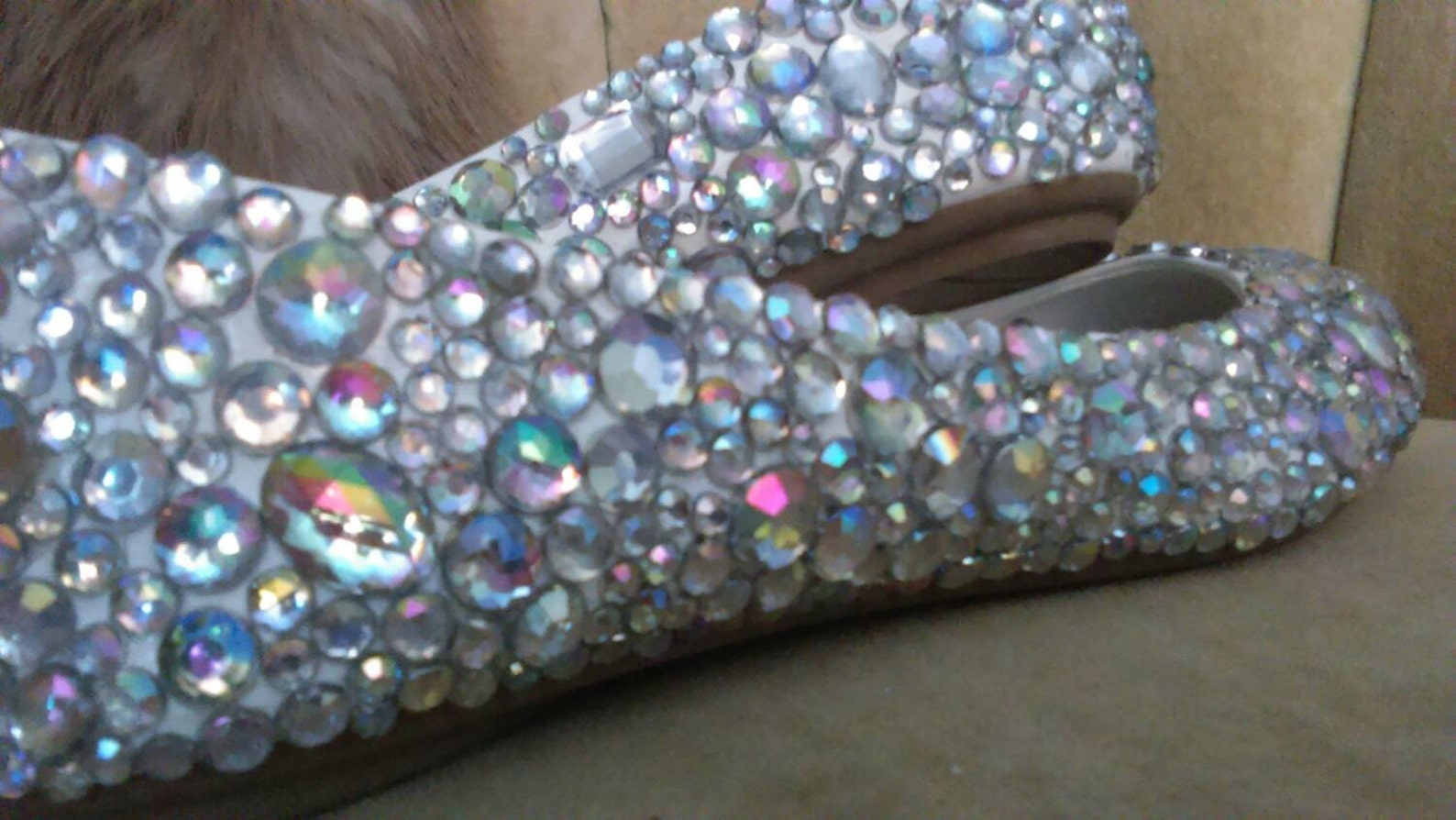 custom made to order, crystal ballet flats. wedding flats brides maids flats. custom made to order ballet flats.