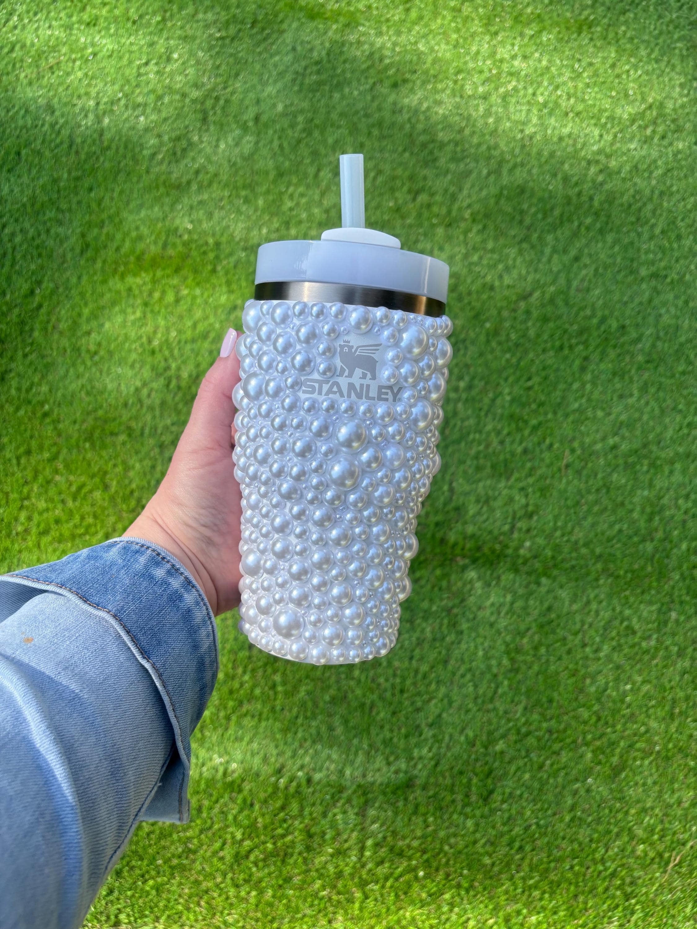 Pearl Stanley Quencher: White Insulated Tumbler, Custom Sizes - Etsy