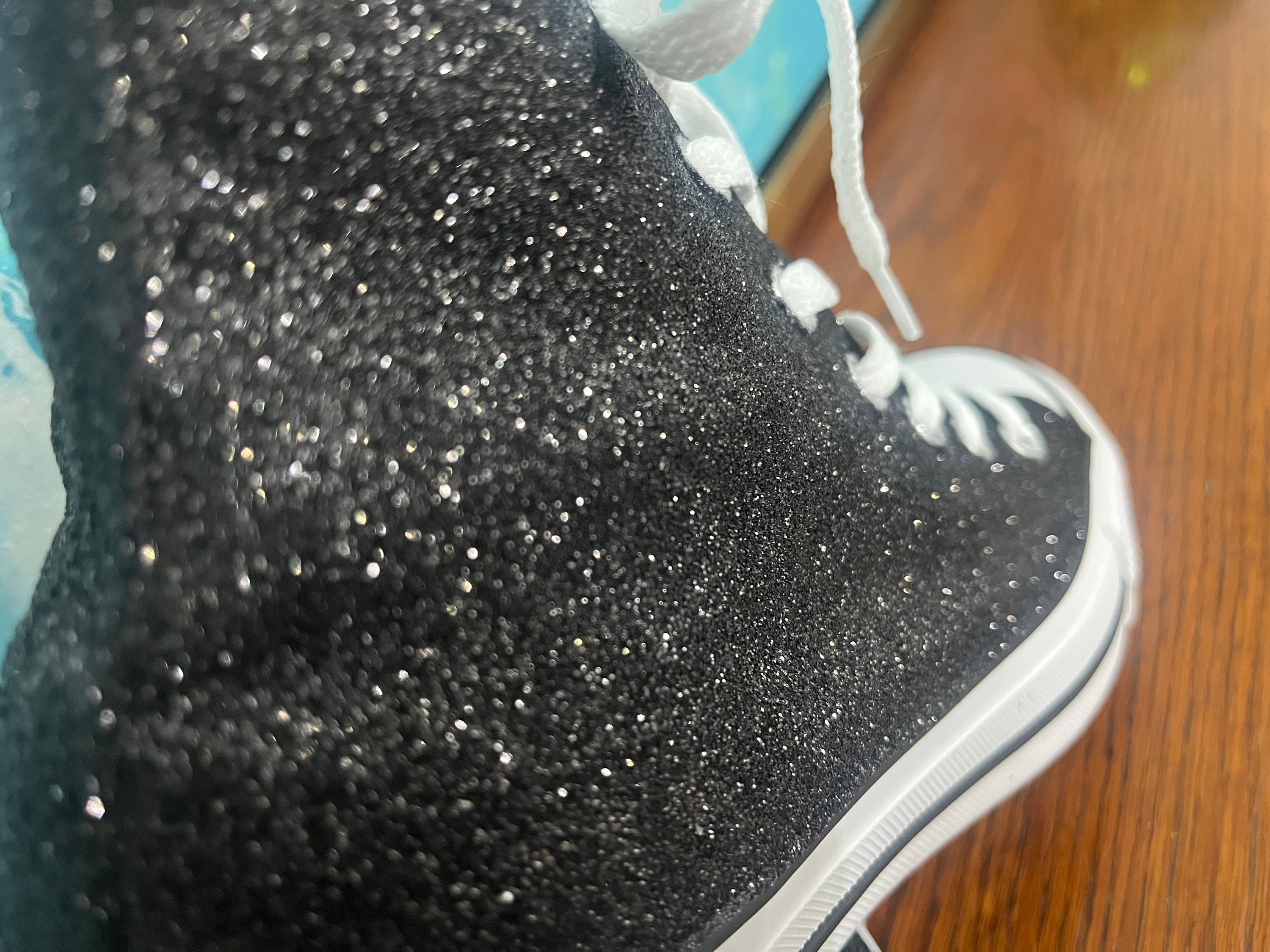 Authentic Converse. Glitter All Stars . Custom to Order - Etsy