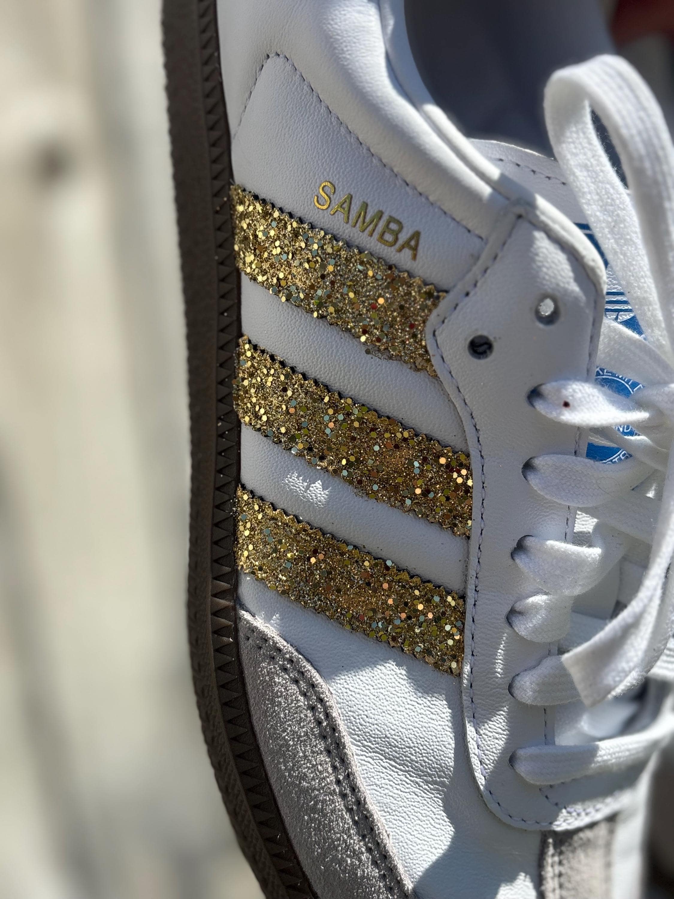 adidas gazelle silver green womens AZALEA WANG ELDER GOLD SNEAKER – AKIRA main image 0