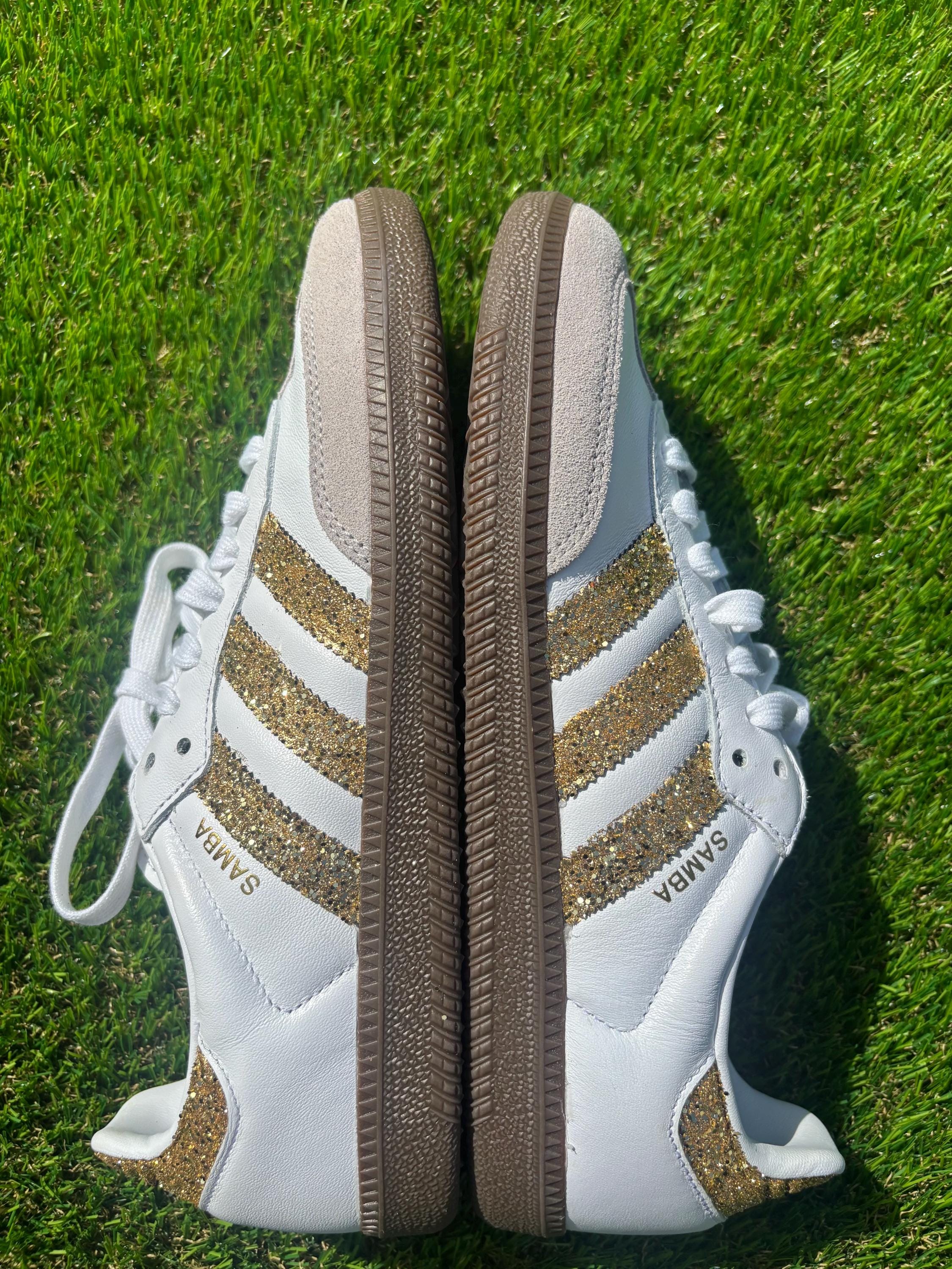adidas gazelle silver green womens adidas Women's Samba OG Shoes, Size 8.5, Gold