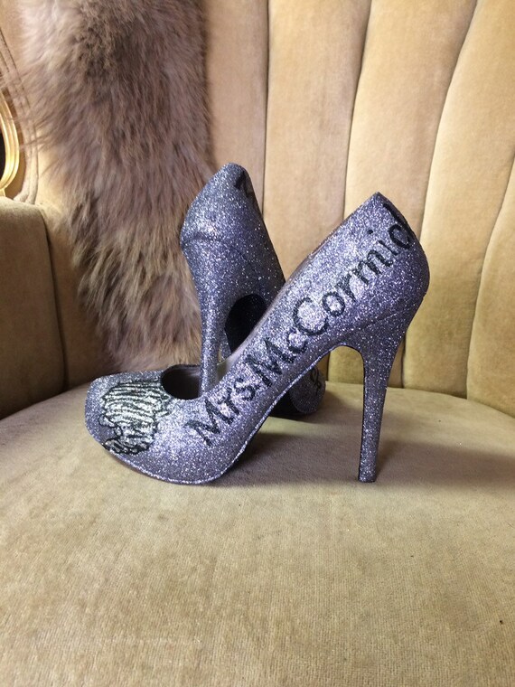 personalized high heels