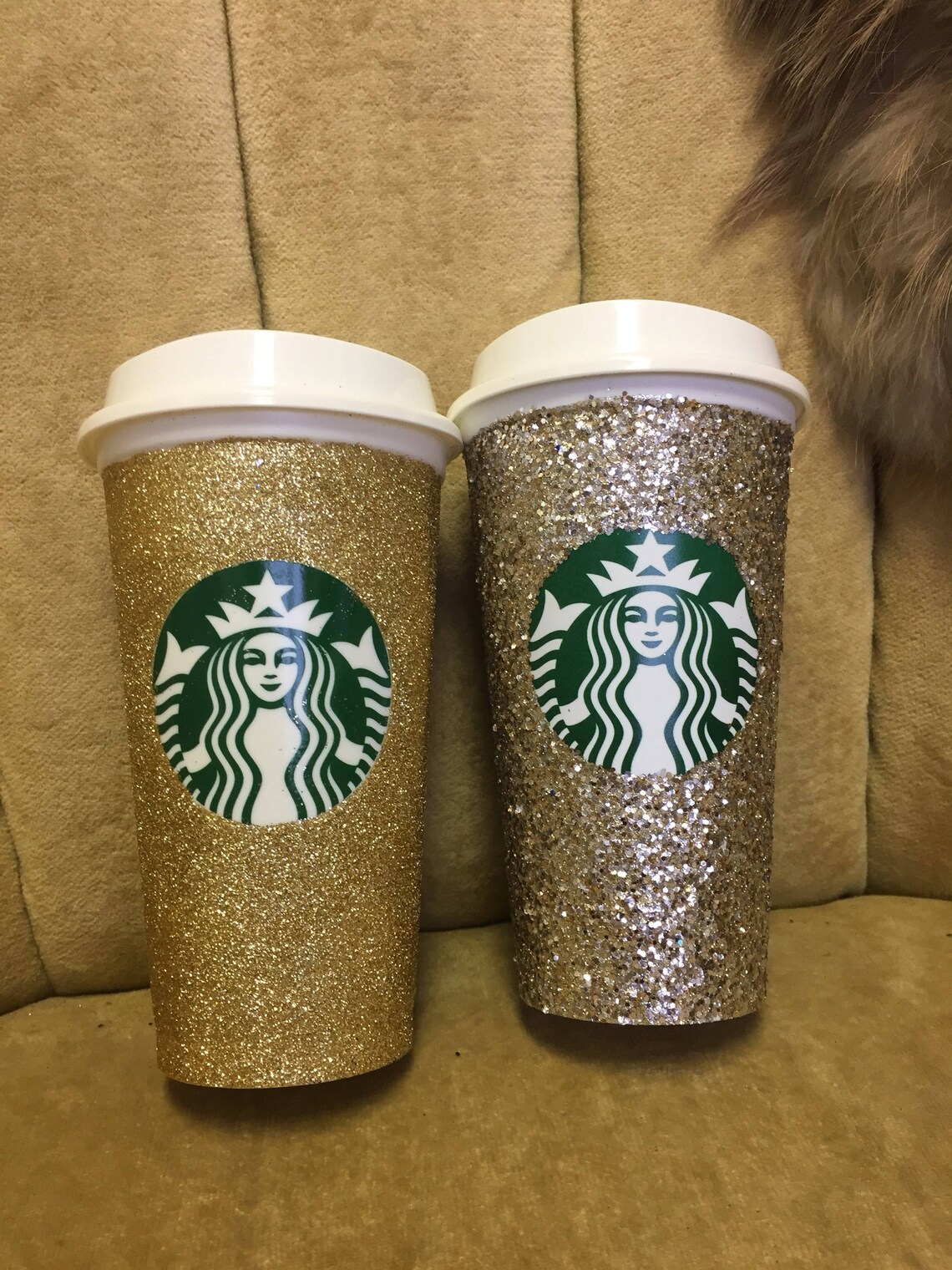 gold starbucks cup for sale