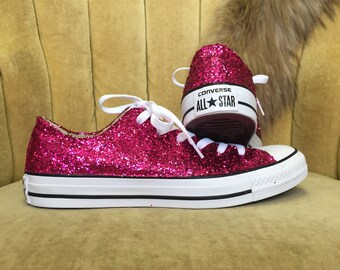 pink glitter converse adults