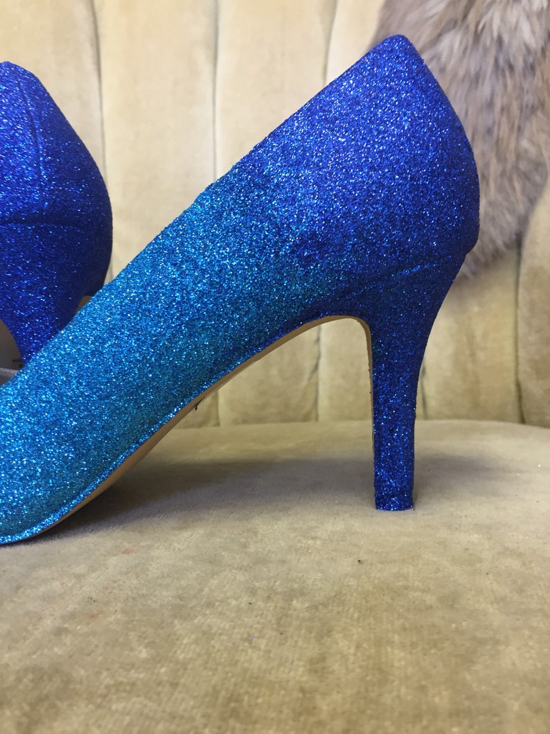 Slingback pumps blauw met hoge hak | Silhouette