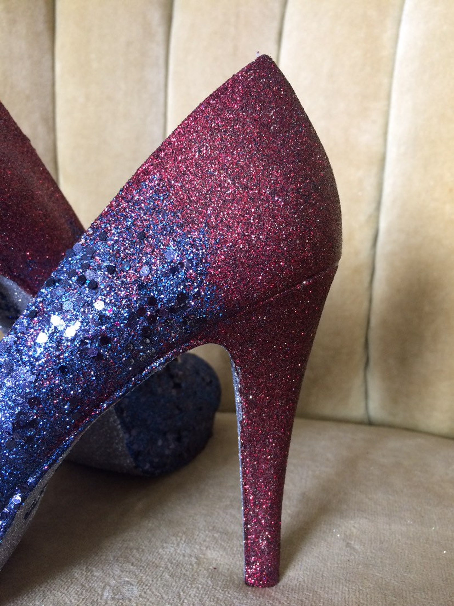 ombre high heels