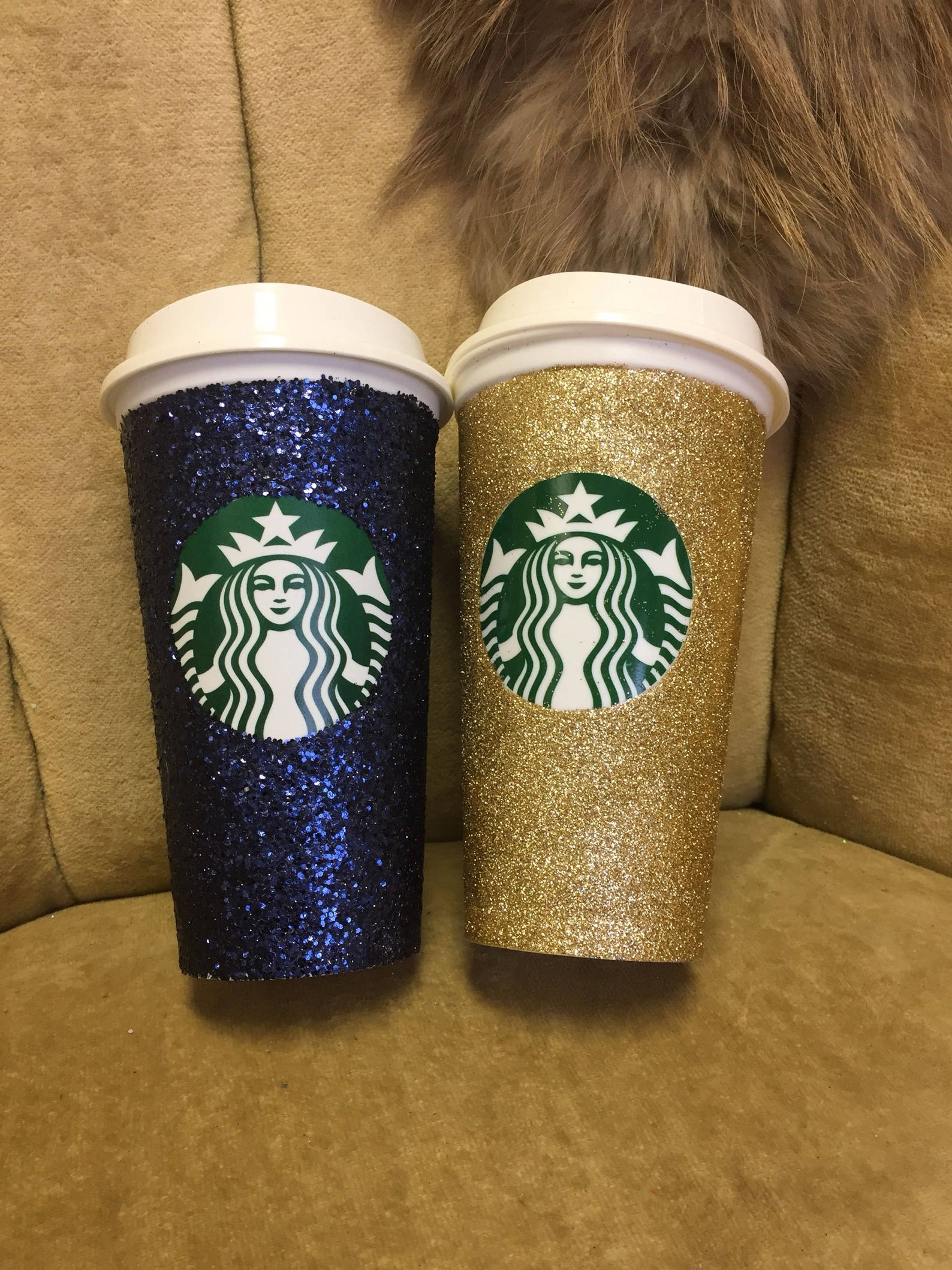 gold starbucks cup for sale
