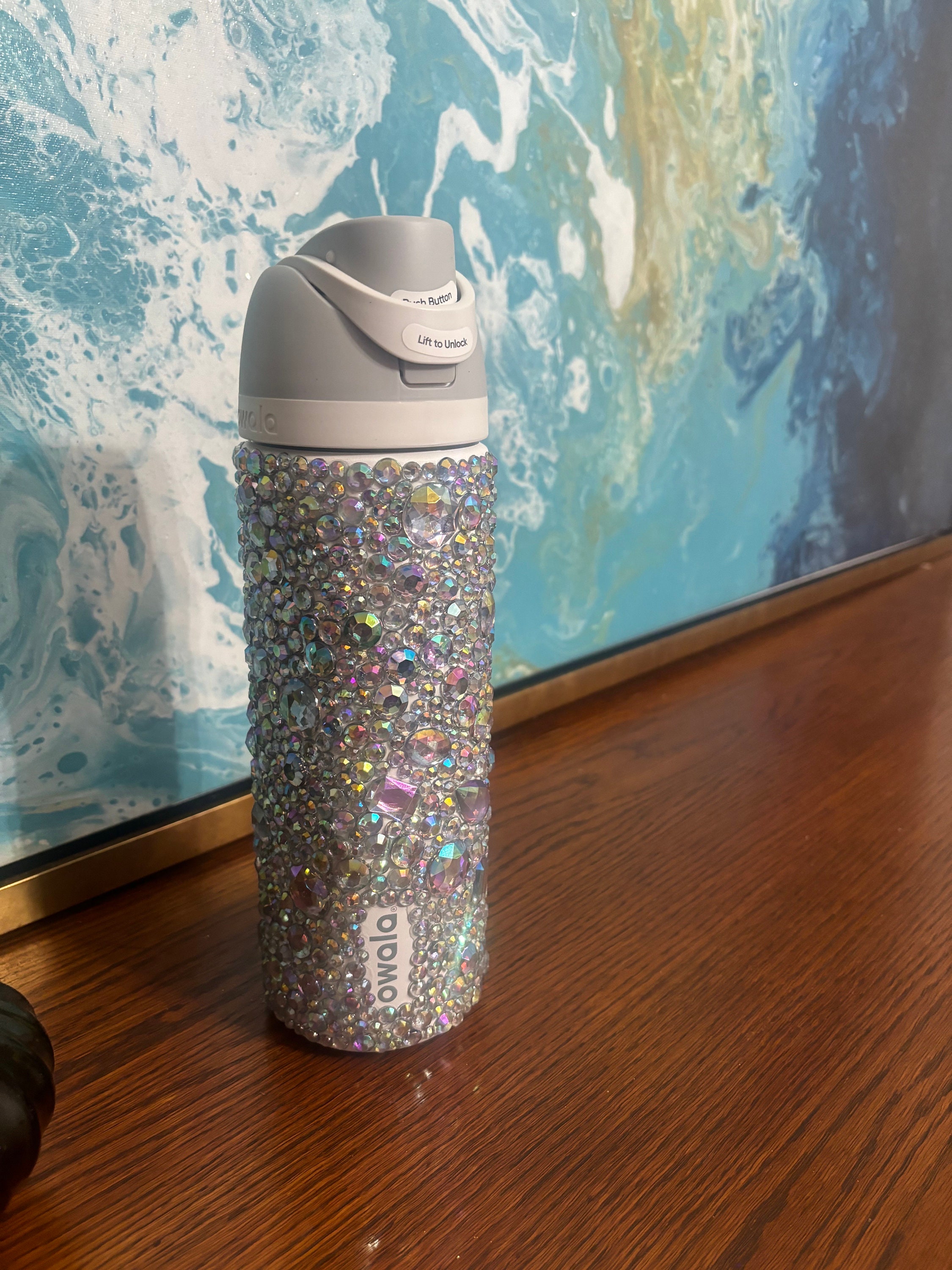GLITTER Tumbler Silicone Boot fits 40oz Owala 3.5 Inches 