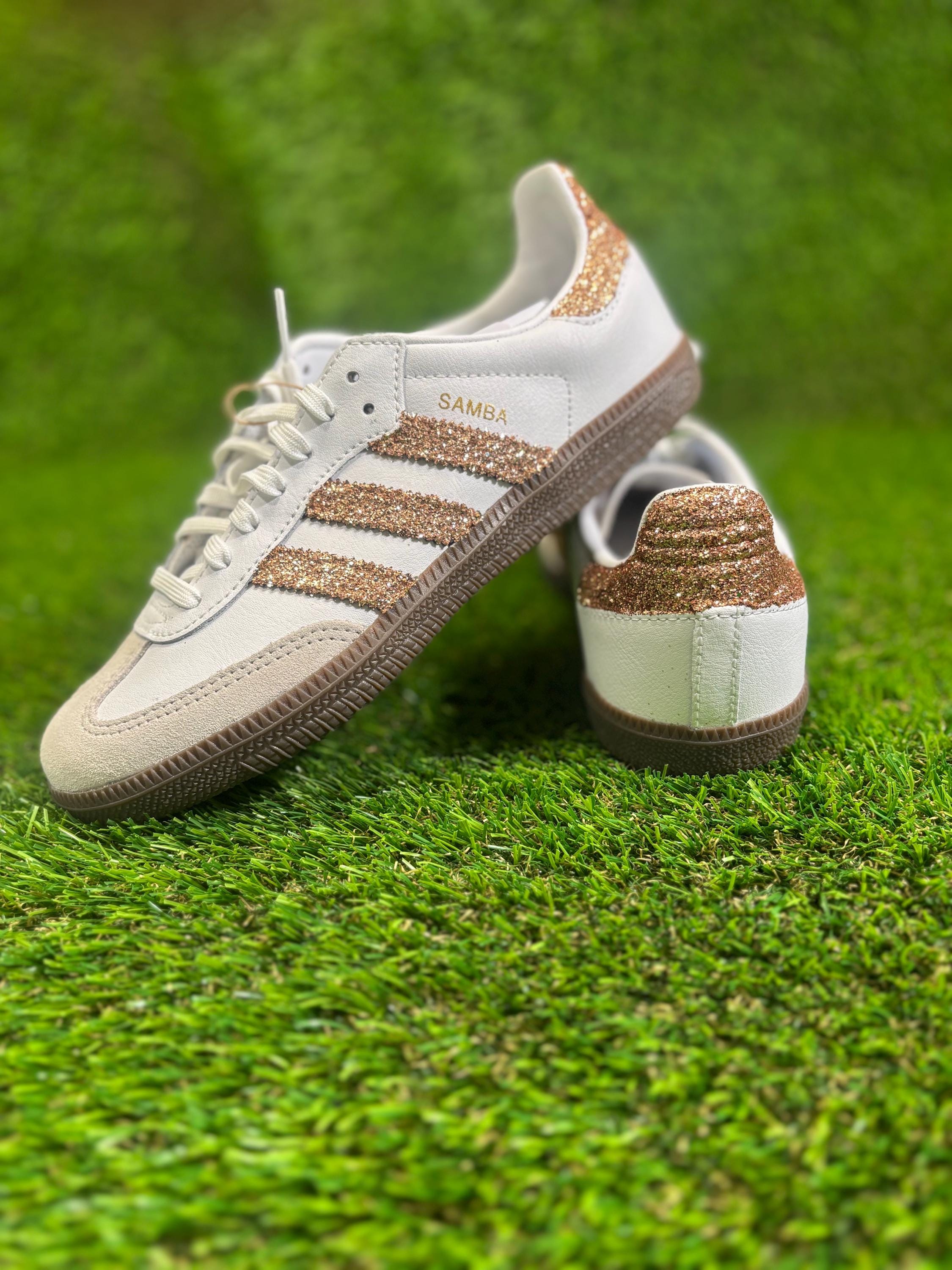 adidas gazelle silver green womens adidas Samba OG Shoes - Women's - White / Sand Strata main image 1