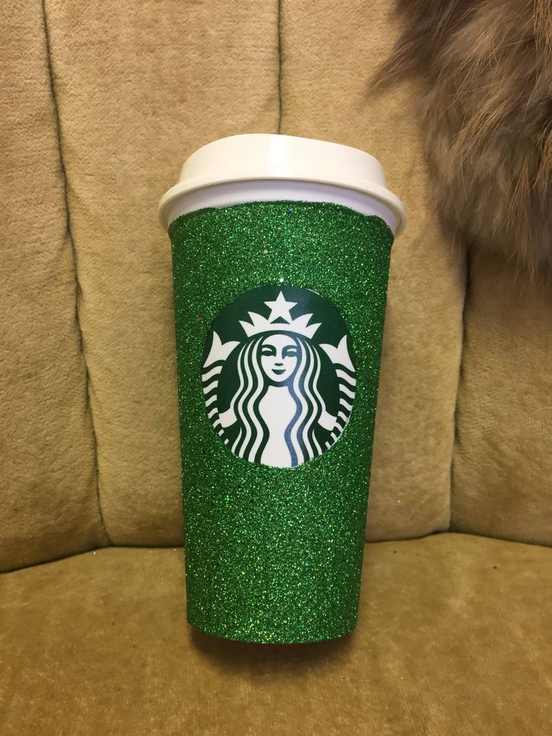 Shamrock green Starbucks cup. Authentic grande starbucks cup. Etsy