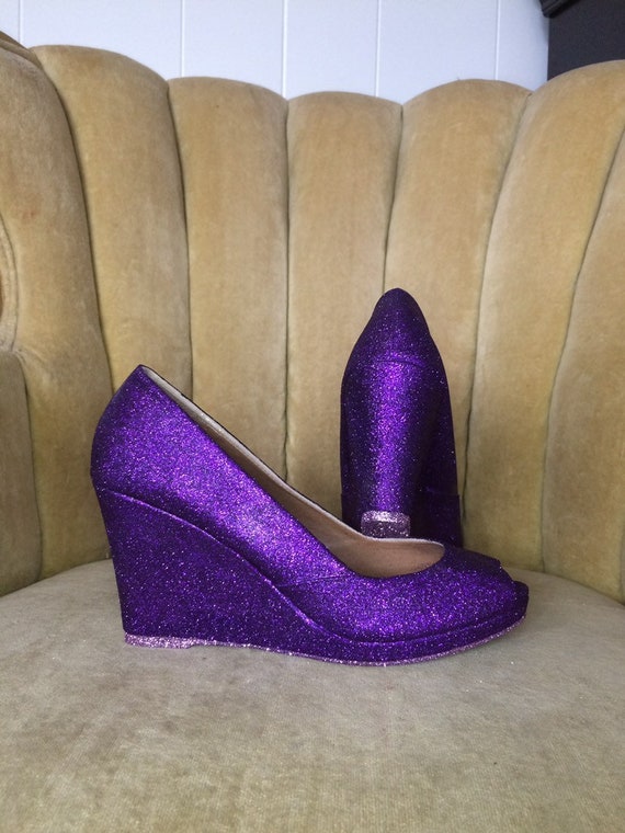 Lavender wedge heels 2025