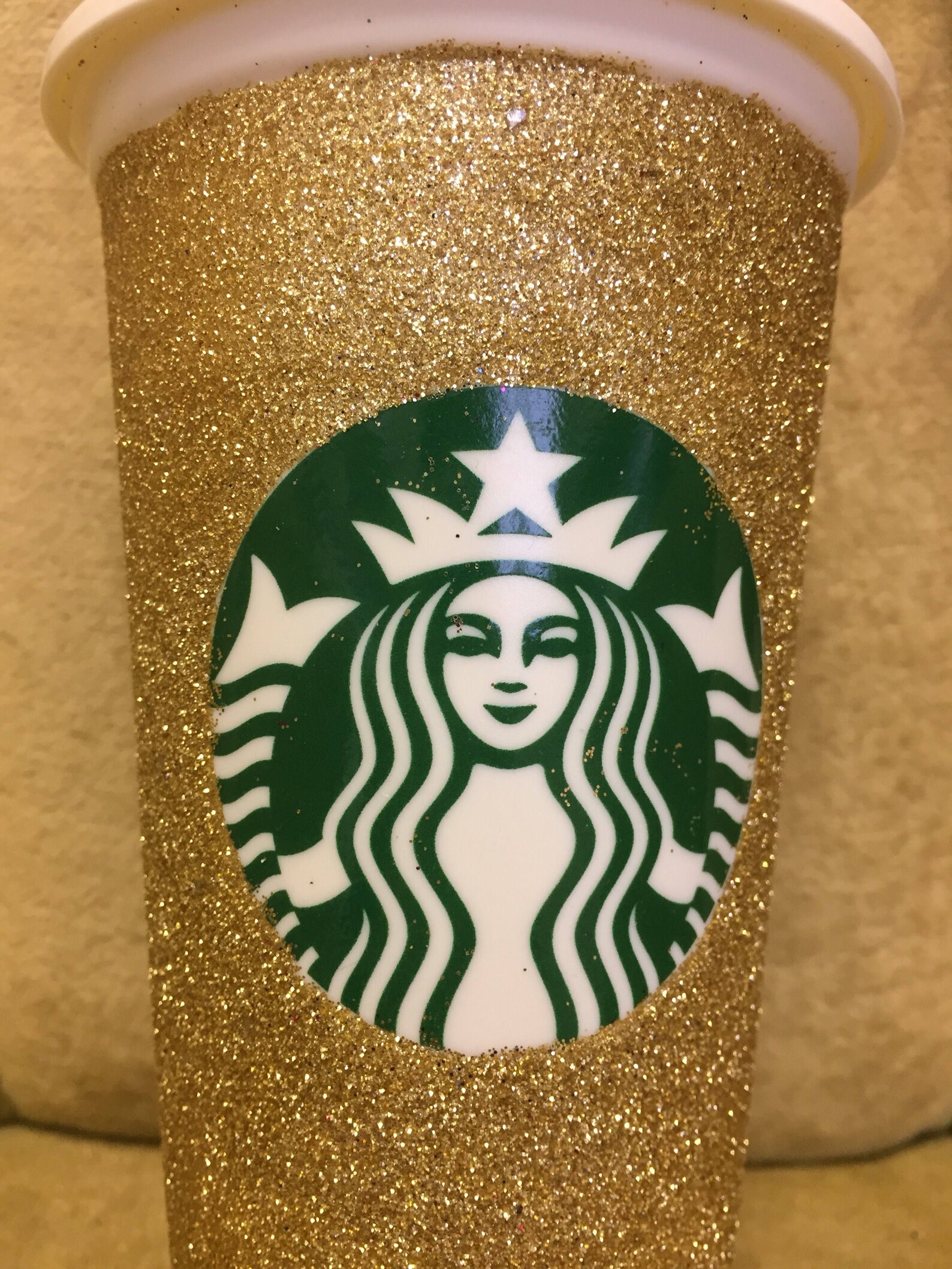 gold starbucks cup for sale
