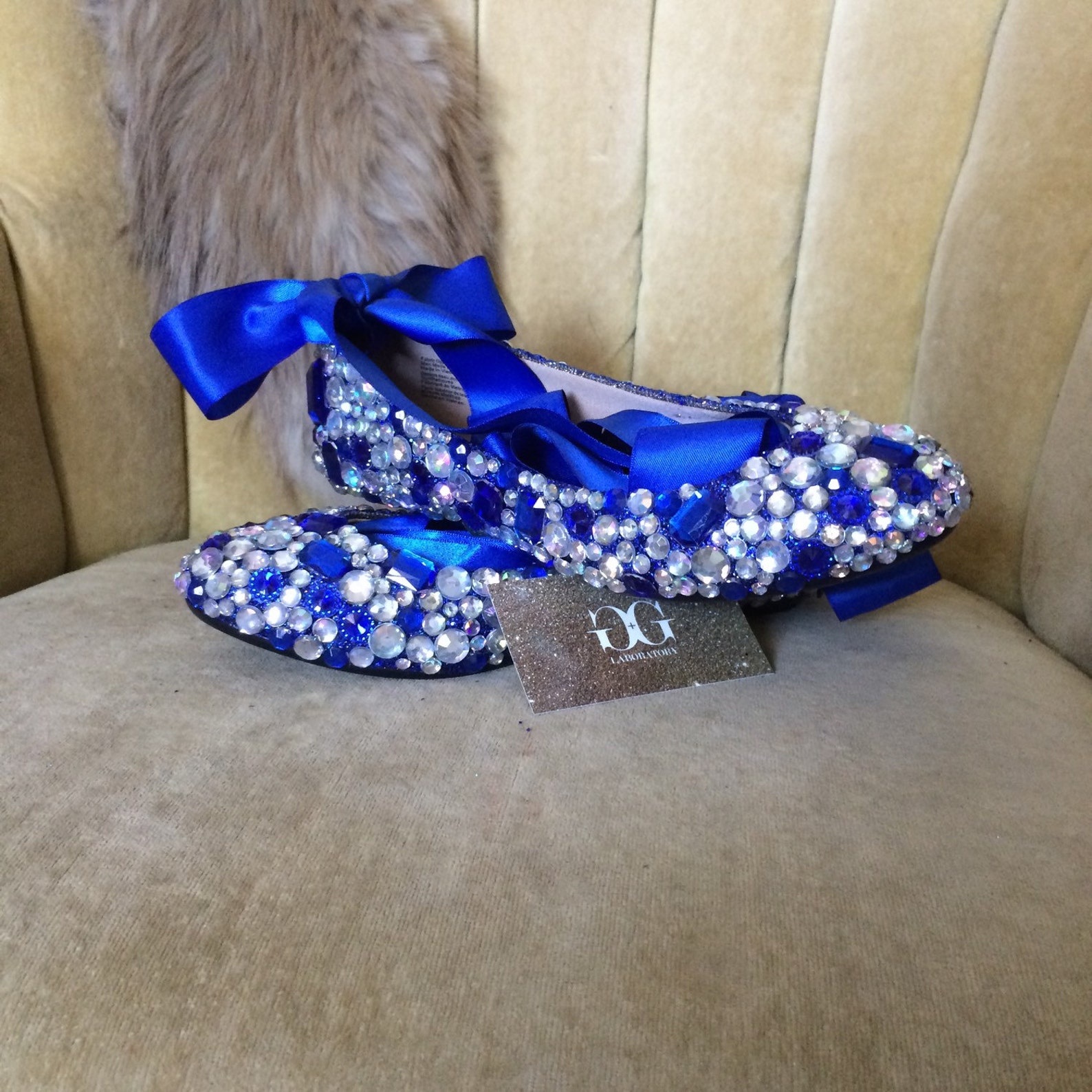 custom made to order, crystal ballet flats. wedding flats brides maids flats. indigo, blue, ab clear stones custom made to order, crystal ballet flats. wedding flats brides maids flats. indigo, blue, ab clear stones