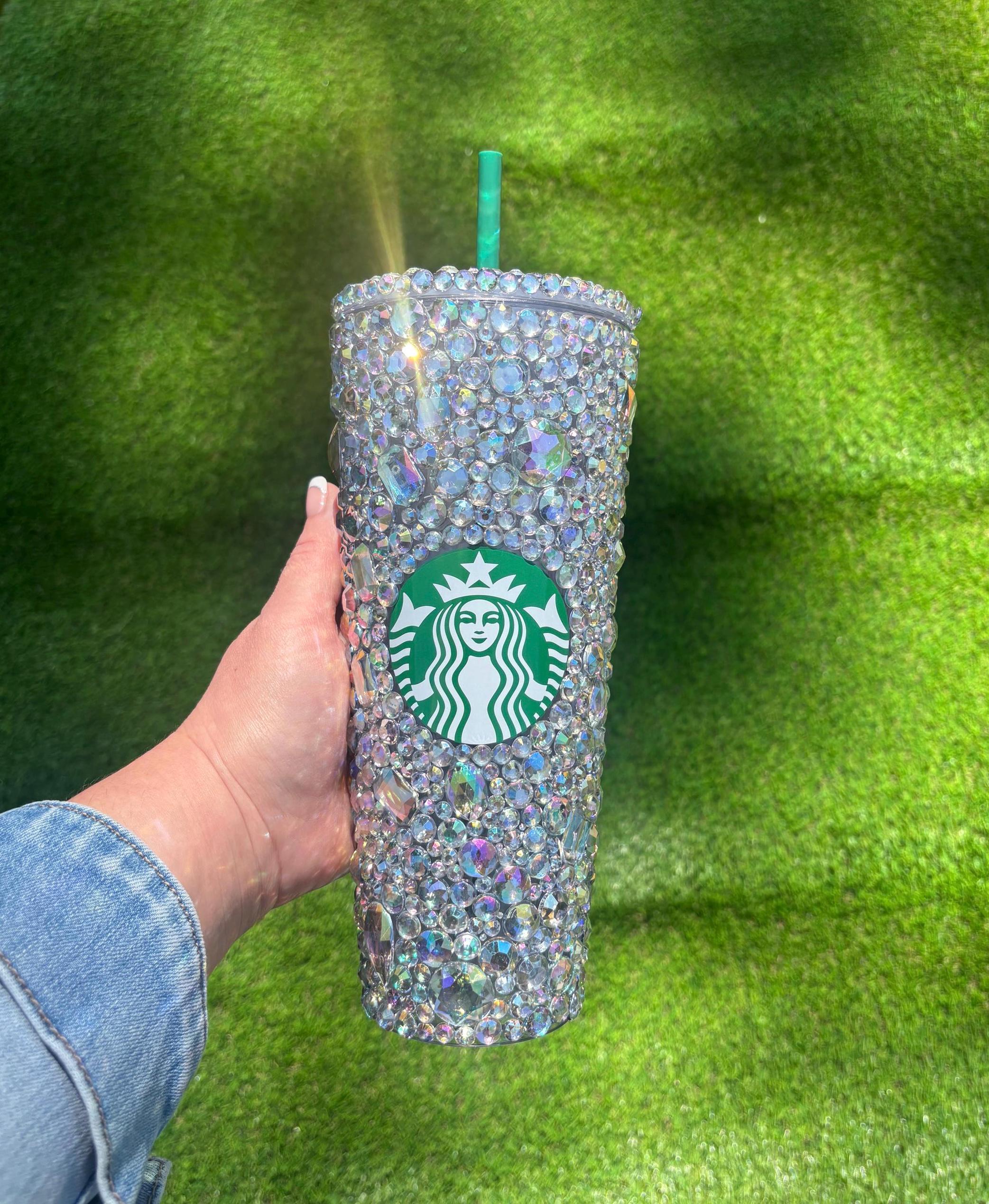 Rhinestone Starbucks Cup: Grande Glitter Cold Cup - Etsy