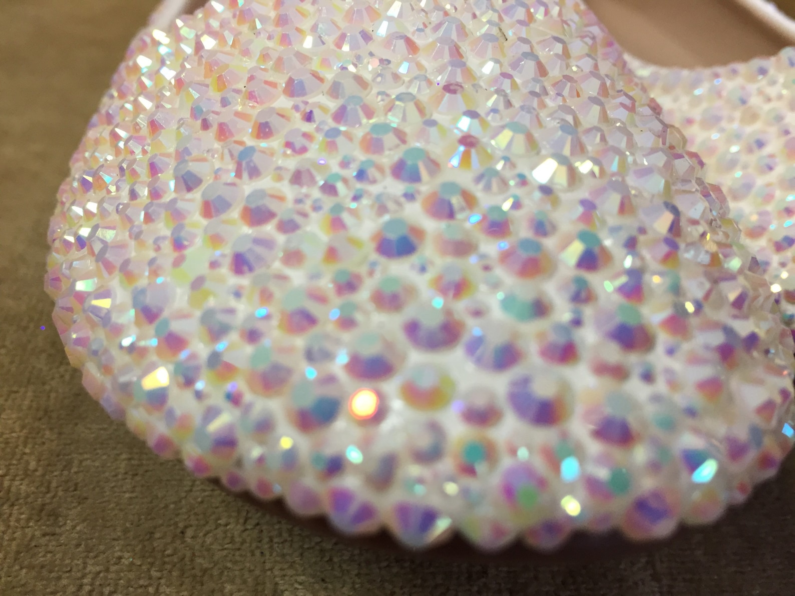 white ab crystal bridal high flats. custom made. strassed ballet flats white ab crystal bridal high flats. custom made. strassed ballet flats