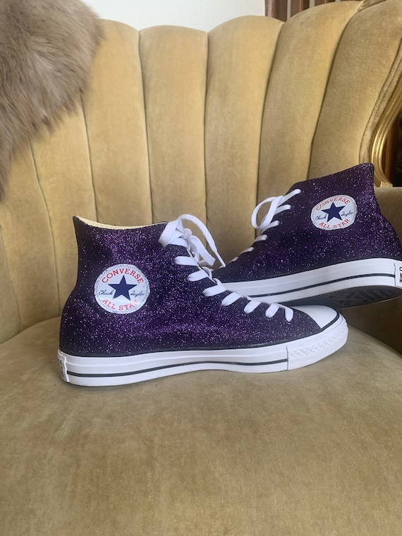 Dark hotsell purple chucks