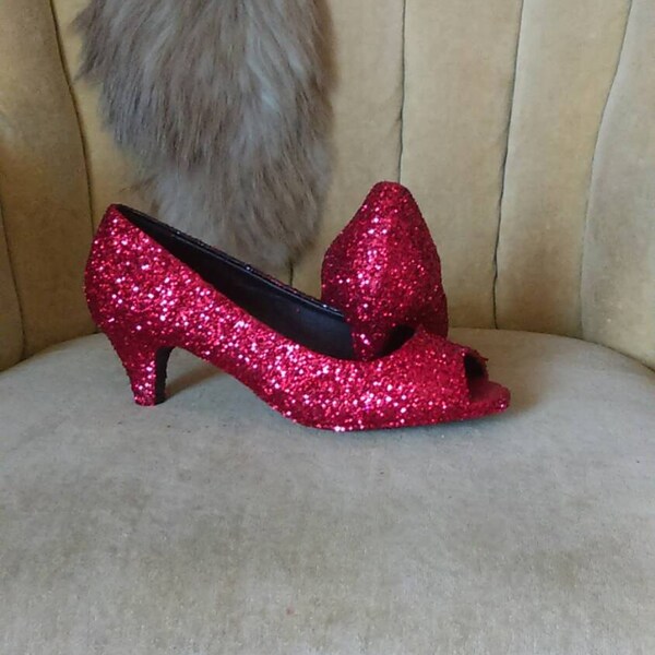 Ruby Red Glitter Etsy