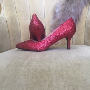 Red Prom Heels - Etsy
