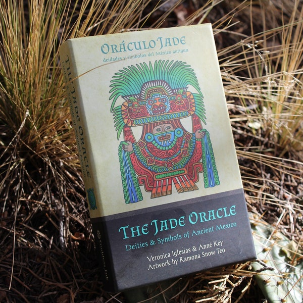 Jade Oracle Deck Deities & Symbols of Ancient Mexico Aztec Oracle Deck Mexican Oracle Card Deck Ancient Aztec Native Oracle Indie Tarot Card