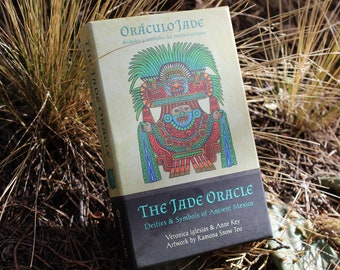 Jade Oracle Deck Deities & Symbols of Ancient Mexico Aztec Oracle Deck Mexican Oracle Card Deck Ancient Aztec Native Oracle Indie Tarot Card