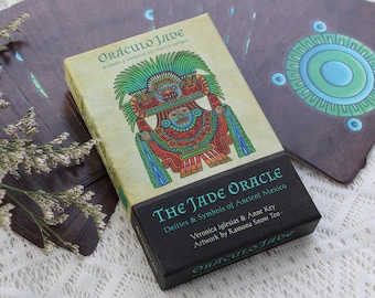 The Jade Oracle Deck: Deities & Symbols of Ancient Mexico Oracle Card Deck Ancient Aztec Mythology Aztec History Aztec Goddess Tarot Deck