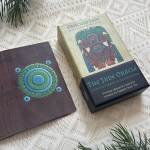 Regular Size Jade Oracle Deck: Deities & Symbols of Ancient Mexico ...