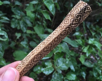 Tribal Pattern | Palo Santo Incense Stick | Laser Etched Designs