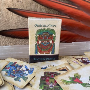 Mini Jade Oracle Deck With Guide Booklet Aztec Art Aztec History ...