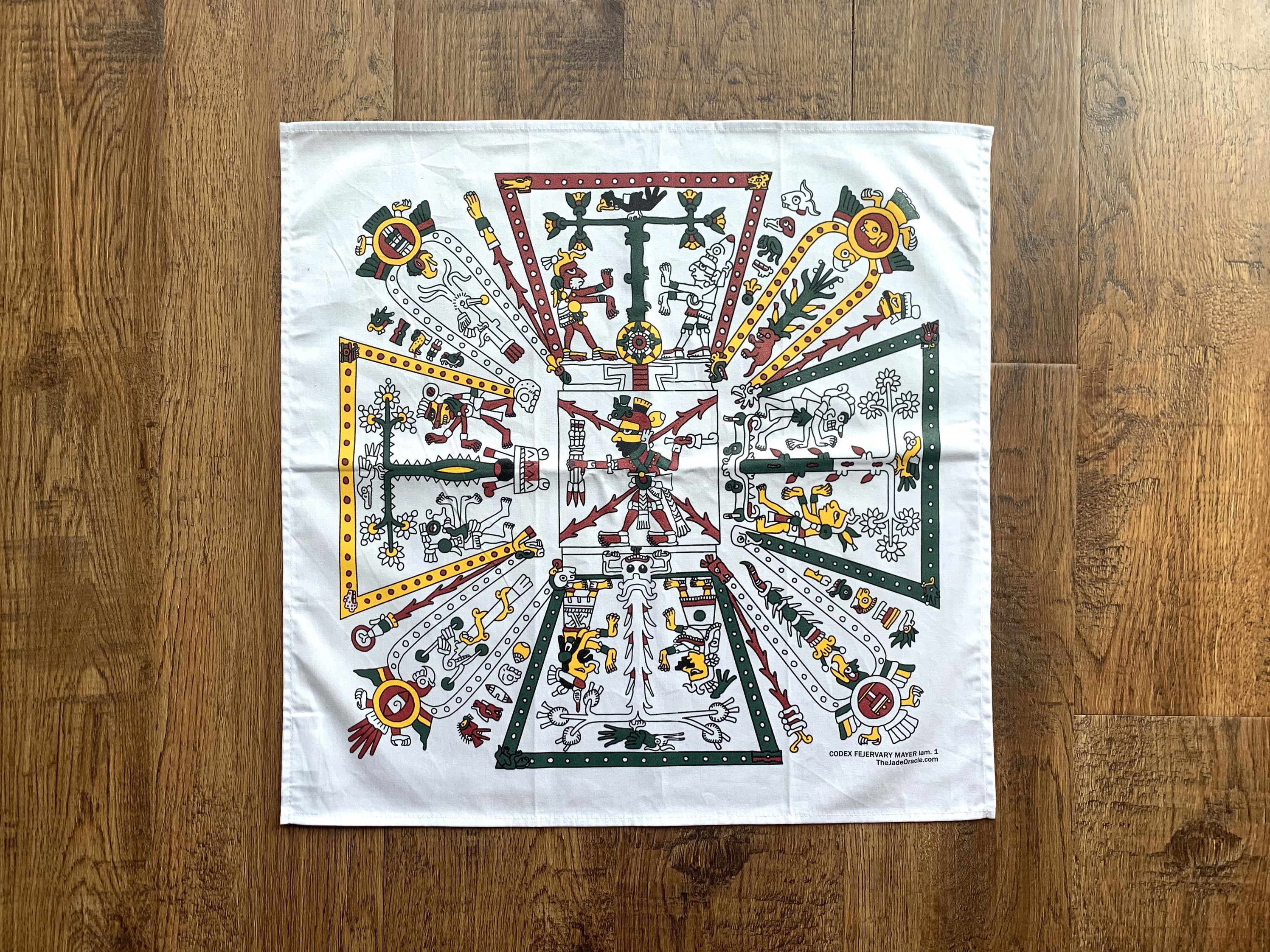 Oracle Codex The Jade Oracle Altar Cloth: Codex Fejervary-mayer Lam. 1 / Tonalamatl ...