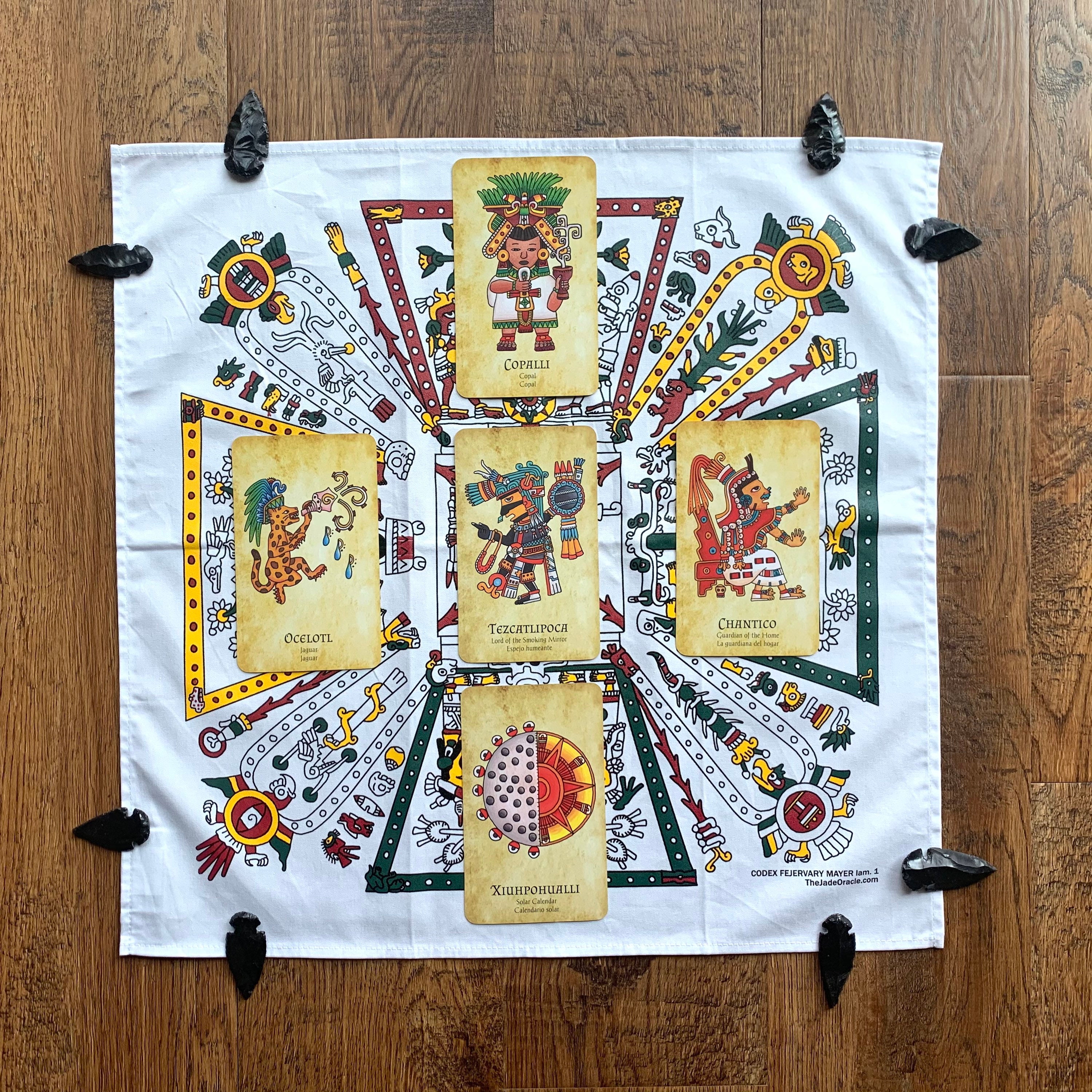 Oracle Codex The Jade Oracle Altar Cloth: Codex Fejervary-mayer Lam. 1 / Tonalamatl ...