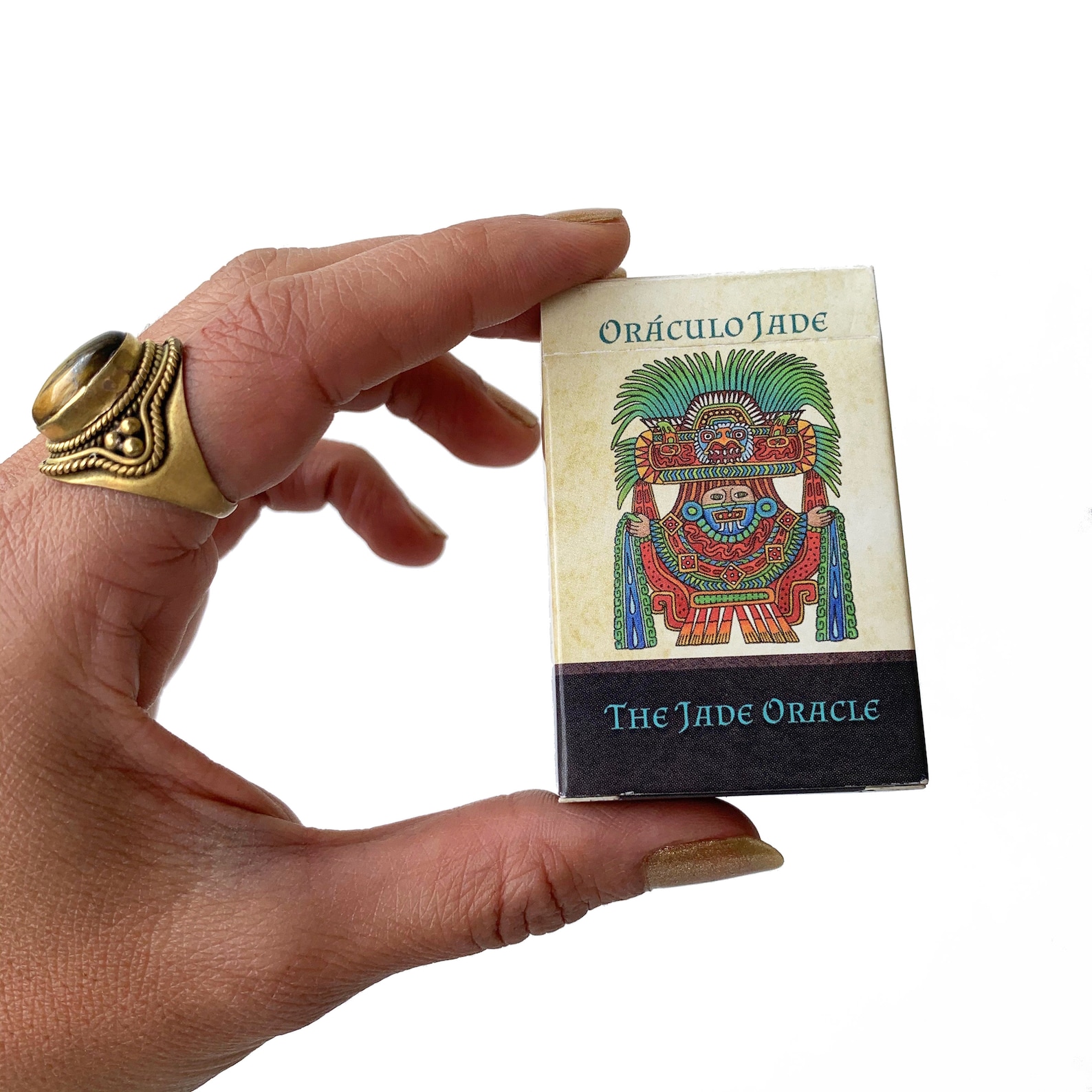 Mini Jade Oracle Deck With Guide Booklet Aztec Art Aztec History ...