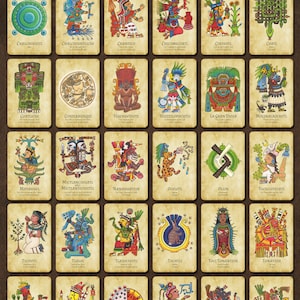 Deluxe Jade Oracle Deck: Deities & Symbols of Ancient Mexico Oracle ...