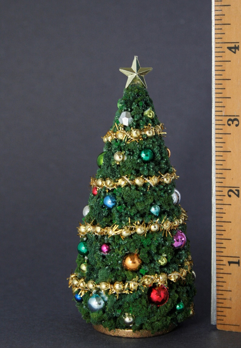 124 Miniature Dollhouse Christmas TREE 1/2 scale for Etsy