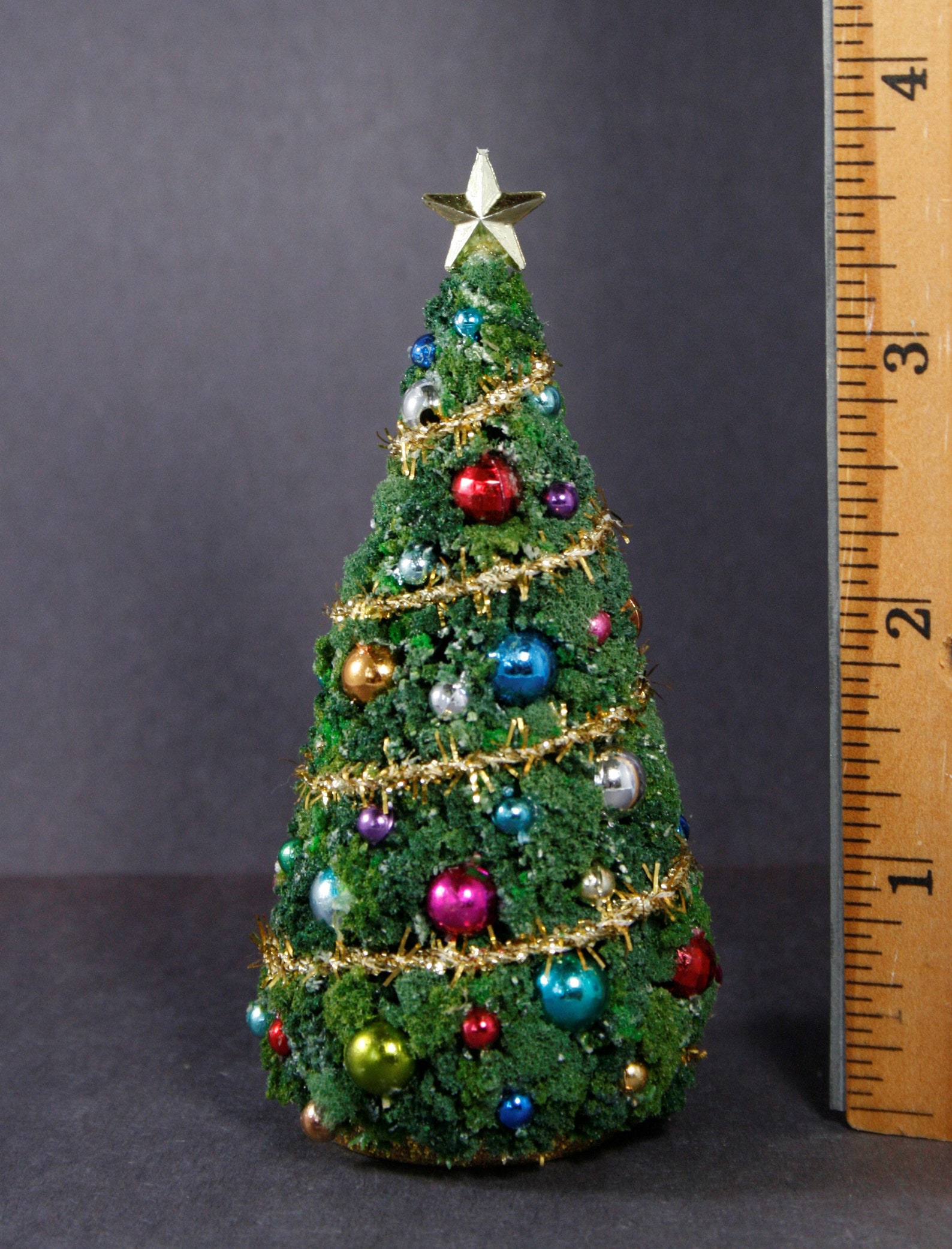 124 Miniature Dollhouse Christmas TREE 1/2 Scale for Etsy