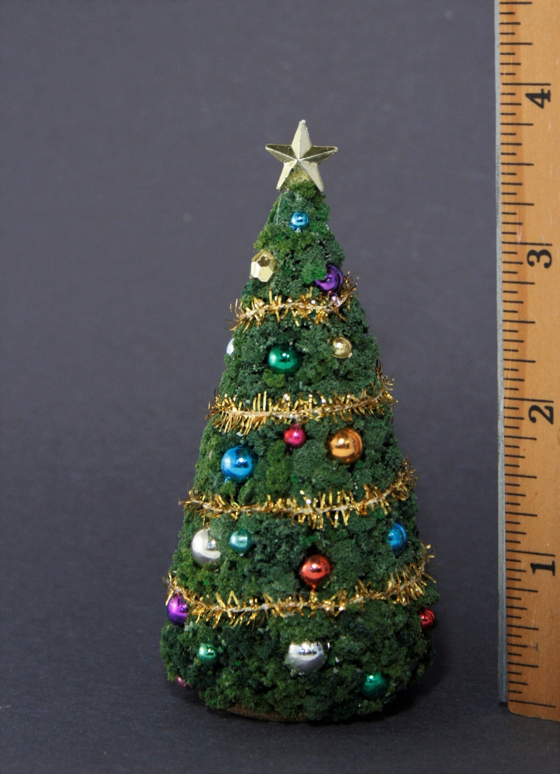 124 Miniature Dollhouse Christmas TREE 1/2 Scale for Etsy