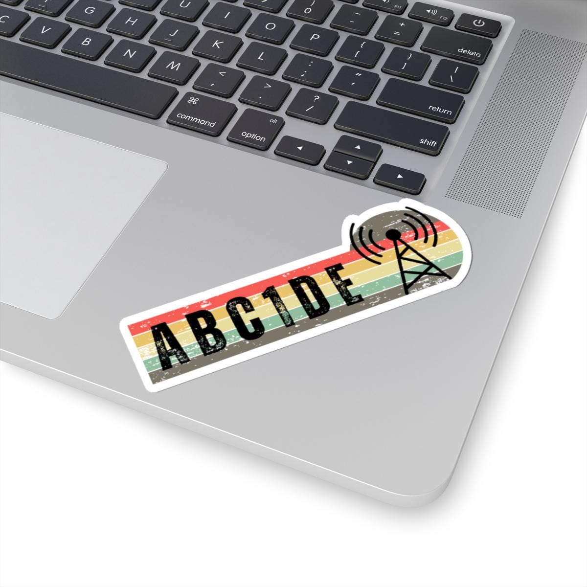 Calling. Sign Sticker Retro Ham Radio Custom Call Sign Sticker: Personalized Laptop Decal - Etsy