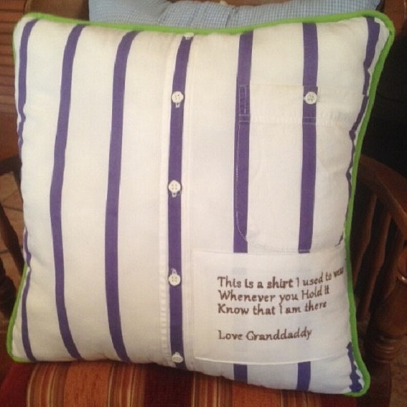 Keepsake Pillow Memory Pillow Etsy